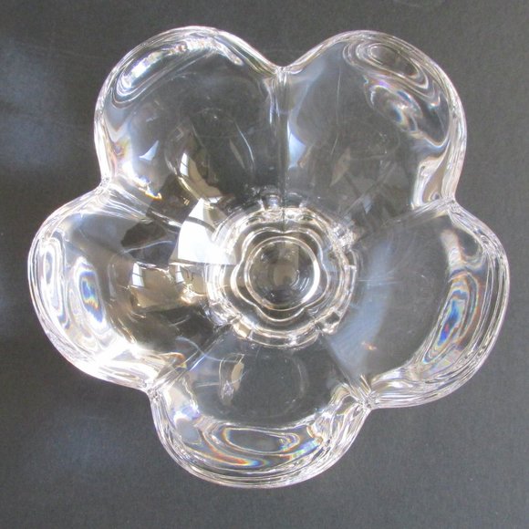 Orrefors Crystal Petal Bowl